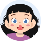 Child tongue exercise
