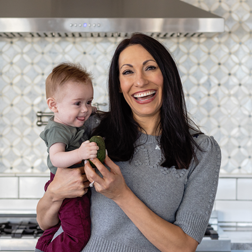 Dawn Winkelmann with a baby